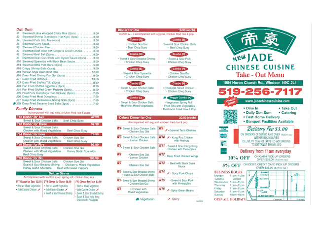 Jade Chinese Cuisine - Hospitality and gastronomy