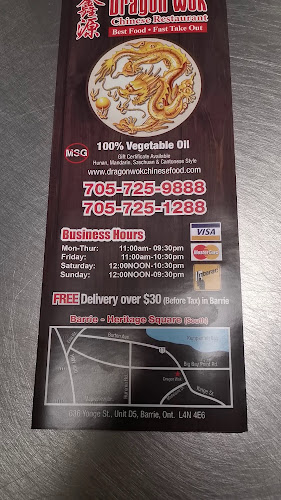 Opinii despre Dragon Wok (South End) în Barrie - Hospitality and gastronomy