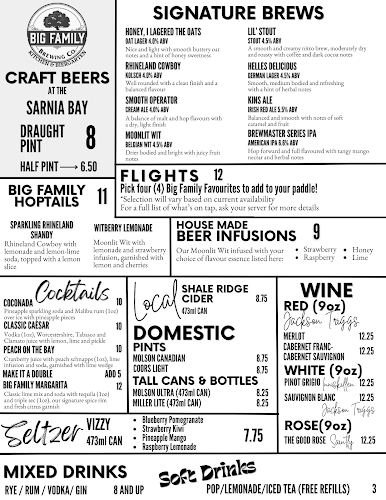 Big Family Brewing Company Kitchen and Biergarten