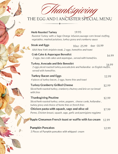 Opinii despre The Egg & I Restaurant Ancaster în Ancaster - Hospitality and gastronomy