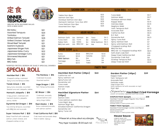 Hachibei - Hospitality and gastronomy