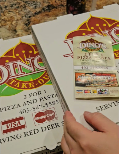 Opinii despre Dino's 2 for 1 Pizza & Pasta în Red Deer - Hospitality and gastronomy