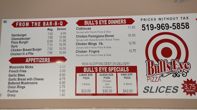 Bull's Eye Pizza South - Hospitality and gastronomy