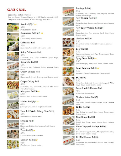 OHKIM Sushi - Vernon