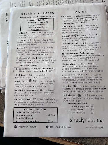 Shady Rest | Restaurant & Pub - Hospitality and gastronomy