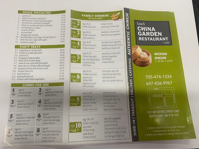 Opinii despre Lee's China Garden Restaurant în North Bay - Hospitality and gastronomy