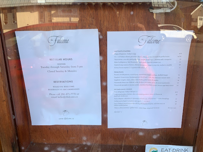 Opinii despre Il Falcone Restaurant în Courtenay - Hospitality and gastronomy