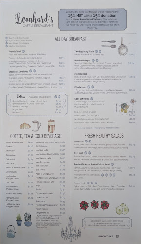 Opinii despre Leonhard's în Charlottetown - Hospitality and gastronomy