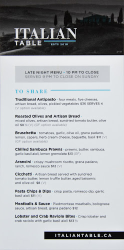 Italian Table - Hospitality and gastronomy