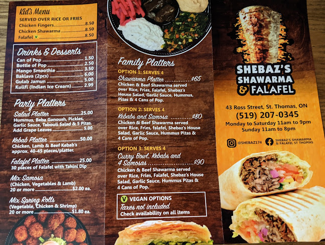Opinii despre Shebaz’s Shawarma & Falafel St Thomas în St Thomas - Hospitality and gastronomy
