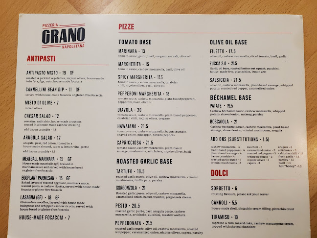 Grano Pizzeria