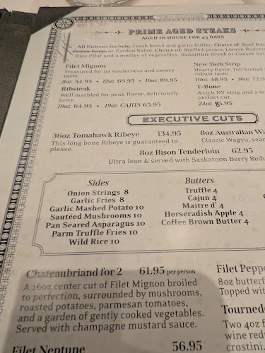 Opinii despre The Diplomat Steakhouse în Regina - Hospitality and gastronomy