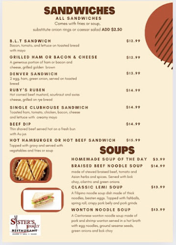 Sister's Family Restaurant - Hospitality and gastronomy