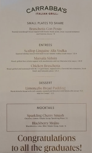 Opinii despre Carrabba's Italian Grill (Moncton) în Moncton - Hospitality and gastronomy