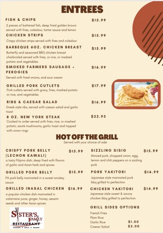 Comentarii opinii despre Sister's Family Restaurant