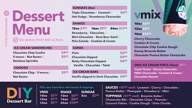 V Burger - 17 Ave - Ice Cream and Burger - Calgary