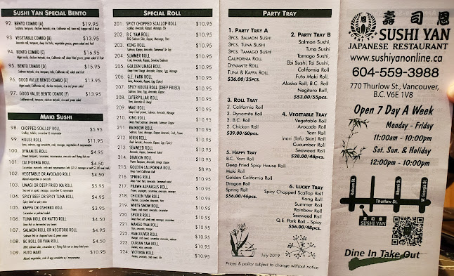 Sushi Yan Japanese Restaurant - Hospitality and gastronomy