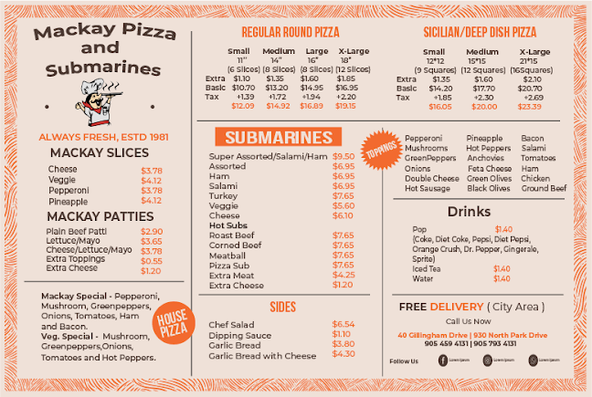 Mackay Pizza & Submarines