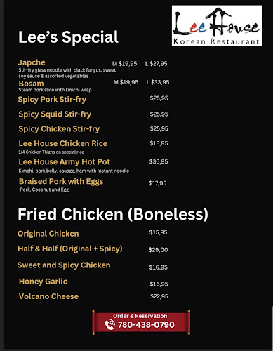 Lee House Korean Restaurant - Hospitality and gastronomy