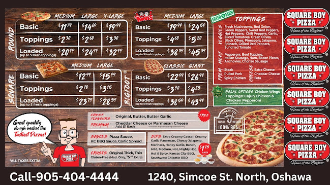 Square Boy Pizza - Oshawa