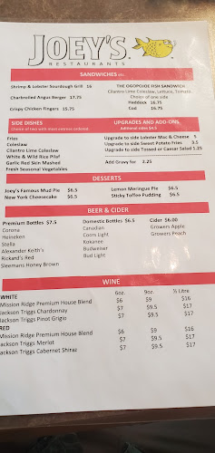 Joey’s Seafood Restaurants - Hospitality and gastronomy