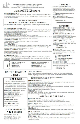 The Dam Restaurant & Bar - South Slocan