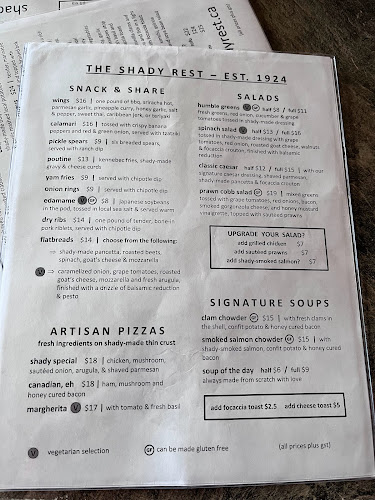 Comentarii opinii despre Shady Rest | Restaurant & Pub