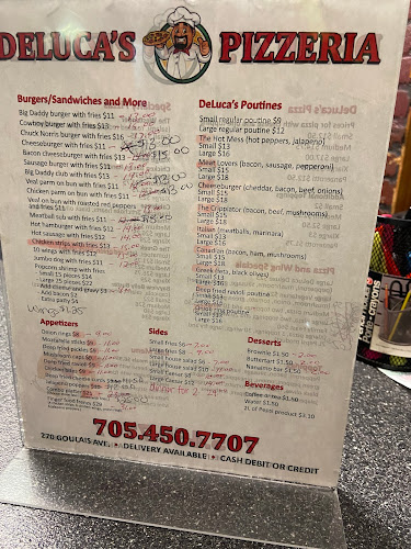 Opinii despre Deluca's Pizza în Sault Ste. Marie - Hospitality and gastronomy