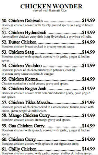 Connaught Place Indian Restaurant - Delta