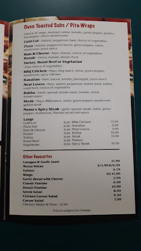 Comentarii opinii despre Mama Sofia Pizzeria Kingston