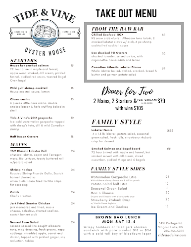 Comentarii opinii despre Tide and Vine Oyster House