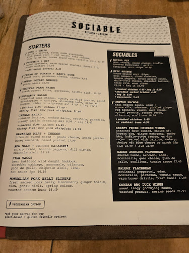 Sociable Kitchen + Tavern - Hospitality and gastronomy