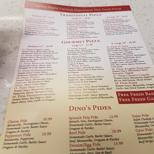 Dino's Wood Burning Pizza - Etobicoke