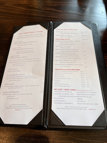 19 Okanagan Grill + Bar - Hospitality and gastronomy