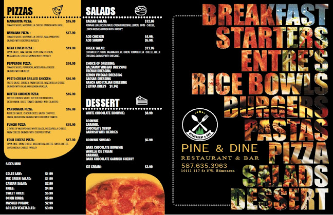 Opinii despre Pine & Dine Restaurant and Bar în Edmonton - Hospitality and gastronomy