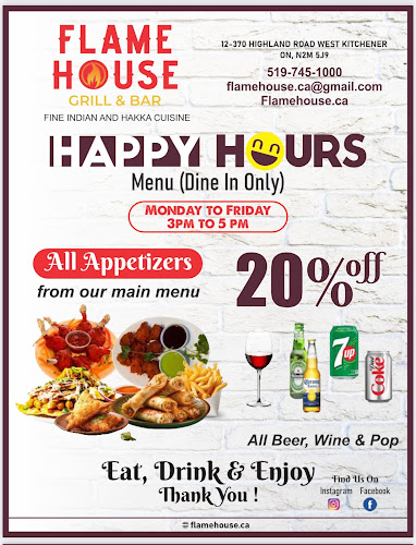 Opinii despre Flame House Grill & Bar - KITCHENER ( Fine Indian, Hakka Chinese & Momos ) în Kitchener - Hospitality and gastronomy