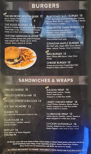 The Ridge Pub & Eatery and LIQUOR OFF SALE