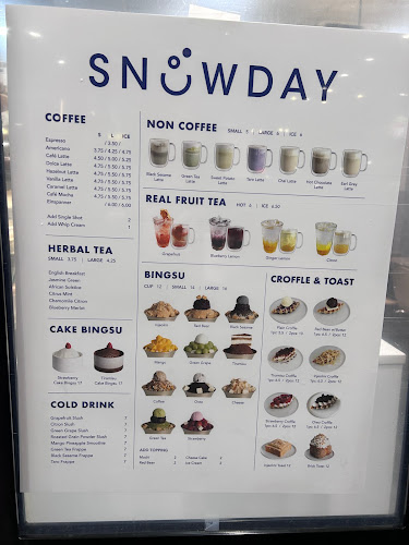 Snowday Bingsu Cafe - Hospitality and gastronomy