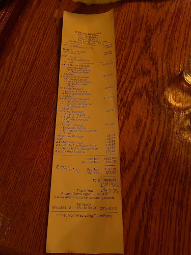 Comentarii opinii despre El Rancho Restaurant