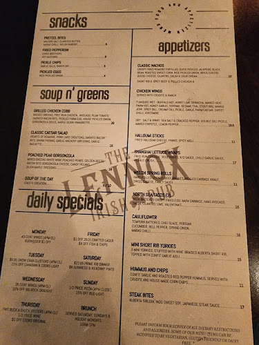 Lennox Irish Pub - Hospitality and gastronomy