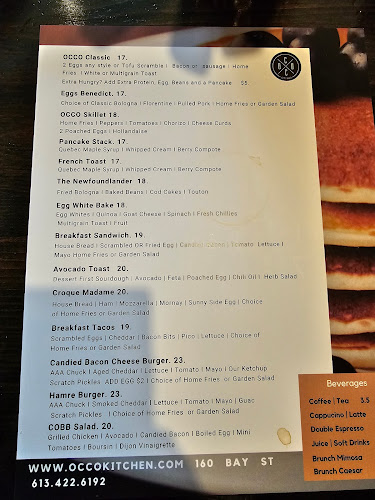 OCCO Kitchen & Bar - Ottawa