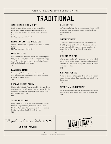 Comentarii opinii despre Doc Magilligan's Restaurant & Irish Pub