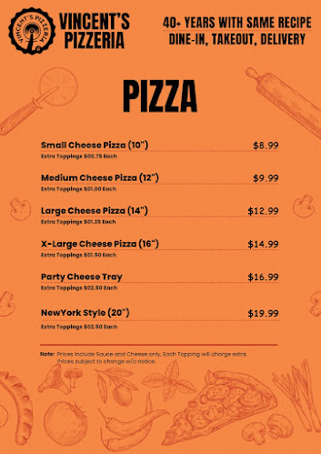 Opinii despre Vincent's Pizzeria în Welland - Hospitality and gastronomy