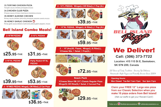 Opinii despre Bell Island Pizza Saskatoon în Saskatoon - Hospitality and gastronomy