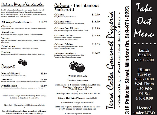 Terra Cotta Pizzeria - Windsor