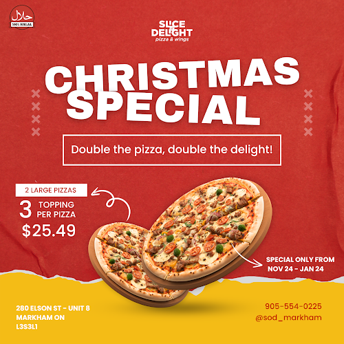 Opinii despre Slice of Delight Pizza & Wings în Markham - Hospitality and gastronomy