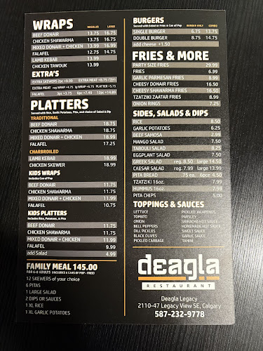 Deagla Restaurant Legacy - Calgary
