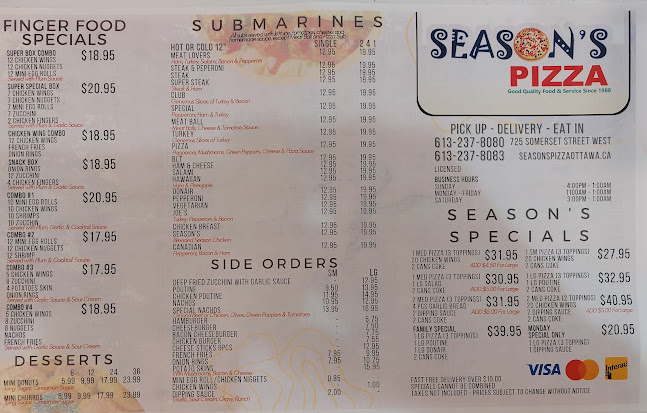 Season's Pizza - Ottawa