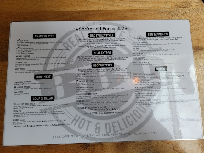 Opinii despre Smoke and Bones BBQ în North Vancouver - Hospitality and gastronomy