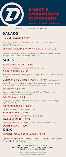 D'Arcy's Smokehouse Restaurant - Hospitality and gastronomy